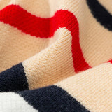 Striped Pet Cardigan Sweater – Cozy Knit Outfit for Small Dogs & Cats