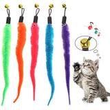Cat Wand Toy Replacement Heads – Plush Worm Accessories for Funny Cat Stick | 5/6/10/11pcs Interactive Pet Toys