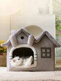 Foldable Pet Bed – Warm Dog & Cat Nest for Small to Medium Pets