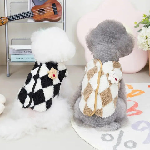 Soft Fleece Dog Jumpsuit for Small Pets