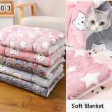 Thick Flannel Cat Sleeping Mat – Winter Blanket