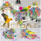 Parrot Chew Toy Set – Wood and Paper