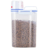 Pet Food Storage Container with Measuring Cup