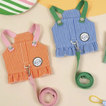 Fashionable Breathable Striped Pet Chest Vest