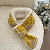 Fancy Winter Pet Dog Scarf with Lattice