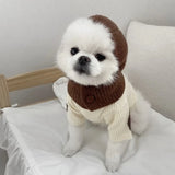 Warm Knitted Head Cover for Small Pets