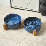 Cute Japanese Style Pet Ceramic Bowl Anti Rollover