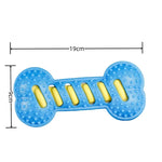 Pet Dog Chew Toys Rubber Bone Toy Bite Resistant