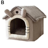 Thickened Pet House – Warm Detachable Bed for Cats & Dogs