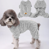 Winter Fleece Warm Dog Jumpsuit Winter