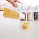 Airtight Pet Food Storage Jar – Measuring Cup Included