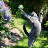 3/60pcs Cat Toy Balls with Bells – Colorful Pom Poms & Sparkle Tinsel Balls | Interactive Toys for Indoor Cats & Kittens