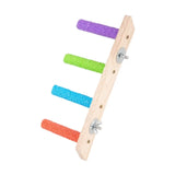 Natural Wooden Bird Perch Ladder Steps for Grinding Claws