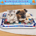 Inflatable Ocean Water Play Mat – Sensory Toy for Cats & Dogs
