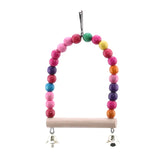 1PC Bird Toy Spiral Cotton Rope Chewing Bar Parrot for climbing and swinging