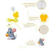 Elastic Cat Scratch Rope Toy – Interactive Hanging Teaser