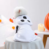 White Ghost Pet Bath Towel – Thick Quick-Dry Soft Absorbent Towel for Cats & Dogs