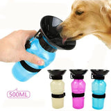 Portable Dog Water Bottle – 500ml Travel Cup