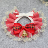 Lace Bib Christmas Accessories for Small Pest