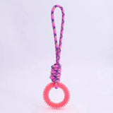 Supet Spiked Ring Dog Toy – Interactive Teeth Cleaning Chew