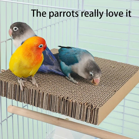 Parrot Chew Toy – Shredded Paper Stress Relief Board