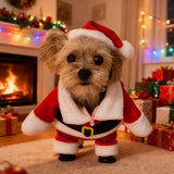 Cute Santa Claus Christmas Costume for Small Dogs