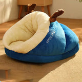 Slipper-Shaped Warm Dog Bed