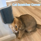 Cat Scratcher Massager – Grooming Brush and Hair Remover
