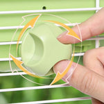 Clouds Shape Bird Mirror With Perch Save Space Sturdy Bird Mirror Toy with Feeding Box Parrots Feeders Boredom Relief