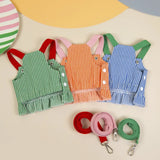 Fashionable Breathable Striped Pet Chest Vest