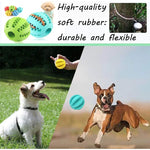 Interactive Chew & Treat Ball – Rubber & Silicone Pet Toy