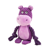 Small Stuffed Dog Chew Toy – Durable Plush, Bite-Resistant with Squeaker & Rattle for Puppies