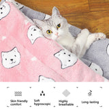 Thick Flannel Cat Sleeping Mat – Winter Blanket