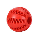 Interactive Chew & Treat Ball – Rubber & Silicone Pet Toy