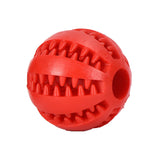 Interactive Chew & Treat Ball – Rubber & Silicone Pet Toy