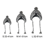 Winter Knitted Dog Hat – Windproof Fluffy Pom-Pom for Small Dogs