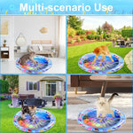 Inflatable Ocean Water Play Mat – Sensory Toy for Cats & Dogs