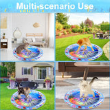 Inflatable Ocean Water Play Mat – Sensory Toy for Cats & Dogs