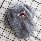 Fleece Pet Hoodie – Warm Chihuahua Print Sweater for Small & Medium Dogs