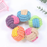 Chew & Play Cotton Rope Ball – Fun Dog Toy & Toothbrush