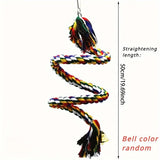Parrot Hanging Rope Toy – Bird Cage Accessory