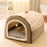 Winter Dog House Bed – Removable Washable Warm Nest for Large Dogs