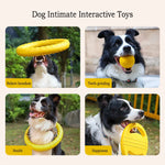 EVA Durable Dog Toy Set (4-Pack) – Flying Disc, Ball & Tug Rope for Puppies & Adult Dogs, Chew-Proof Teeth Cleaning
