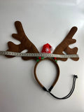 Christmas Pet Antler Headband – Festive Elk Hair Hoop for Dogs & Cats