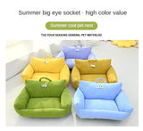 Winter Plush Pet Bed – Cozy Sofa Nest for Small Dogs & Cats