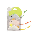 3-Pack Plush Mouse Cat Toys – Interactive Bite-Resistant Kitten Play Set
