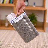 Pet Food Storage Container with Measuring Cup