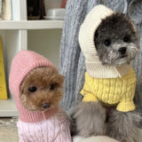 Warm Knitted Head Cover for Small Pets