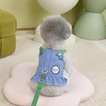 Fashionable Breathable Striped Pet Chest Vest