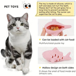 Interactive Cat & Dog Toy – Durable Bite-Resistant Puzzle Ball for Food Hiding, Chewing & Fun Play for Small Pets